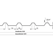 Trapezprofil T35/207 D/W  Purlak/Purmat 50 µm